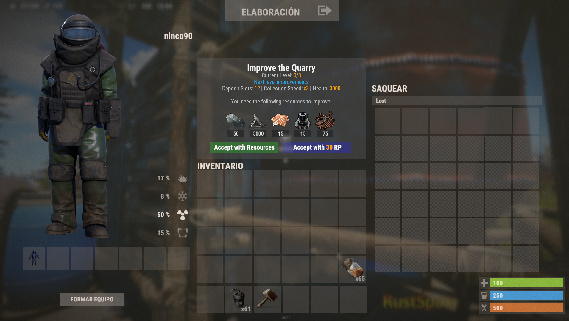 Quarry Levels Screenshot